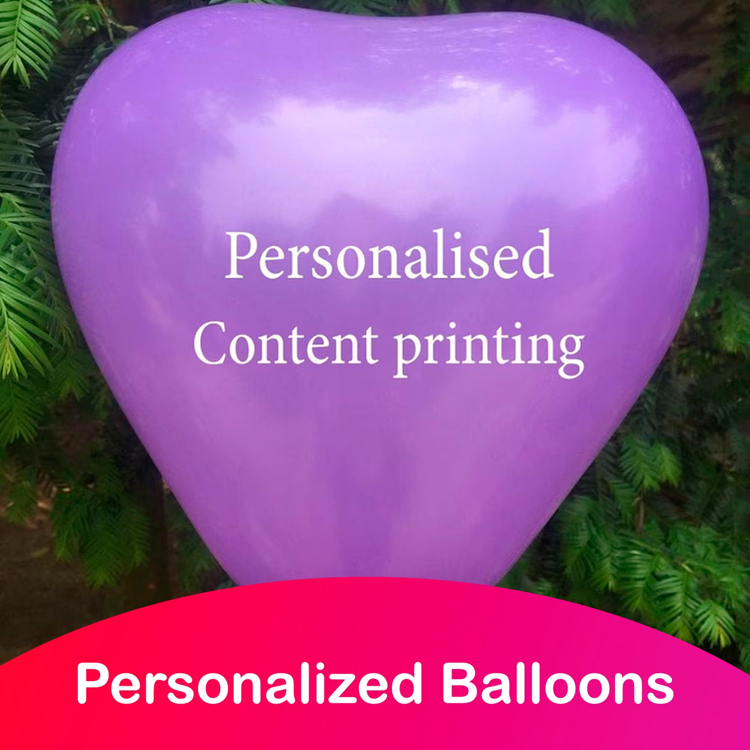 Personalized balloons