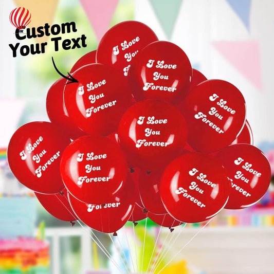 HK balloons Custom Balloons Personalized Design Your Own Balloons with Logo, Picture, Photo, Text - 100Pcs 12in Colorful Latex Advertising Balloon For Birthday Party...