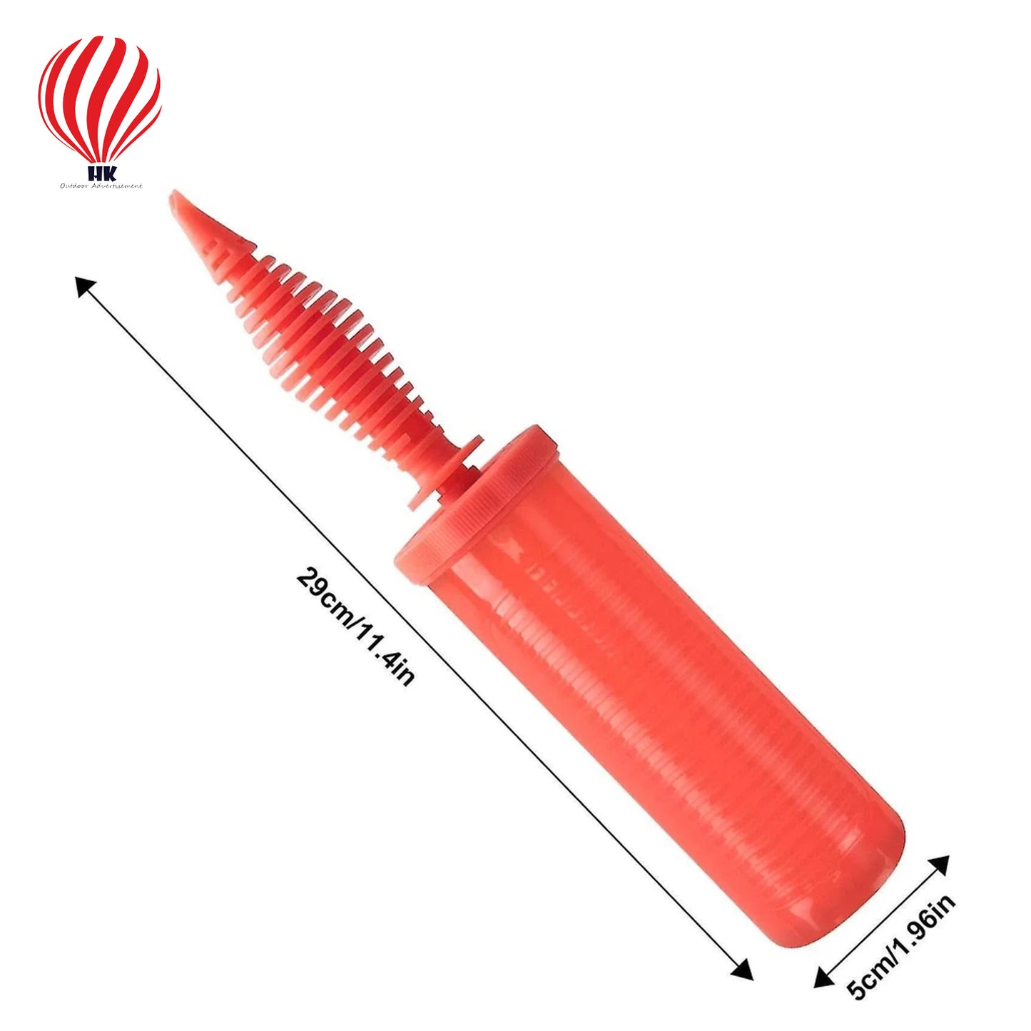 HK balloons Single Manual Balloon Hand Pump - Inflate Your Balloons Easily! | Handy Air Pump for Balloons | Perfect for Latex, Foil, Helium Balloons