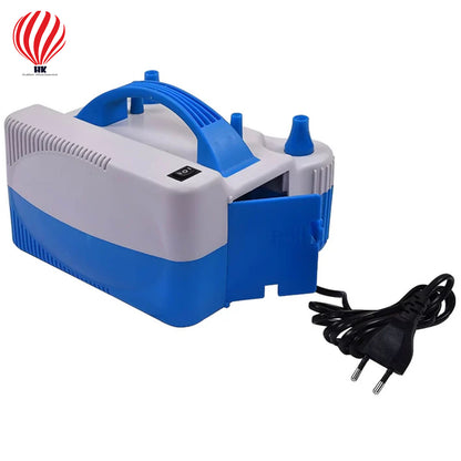 HK balloons High-voltage Double-hole AC Portable Electric Balloon Pump Plug & Play Balloon Air Pump Inflator For Wedding Birthday Party