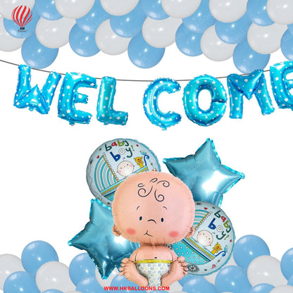 Solid Baby Shape 28-Inch Foil Balloon. Perfect for baby showers and welcome parties, it adds a charming touch to your celebration decorations.