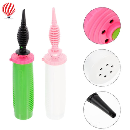 HK balloons Handheld Balloon Pump Dual-action inflator for balloons, exercise balls, yoga balls, and pool floats.