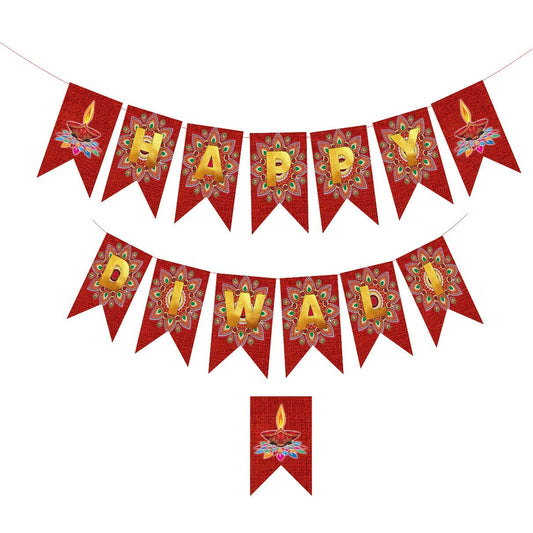 HK balloons  Happy Birthday Banner Decoration for Boys, Girls, Boyfriend, Girlfriend, (Happy Diwali Banner)