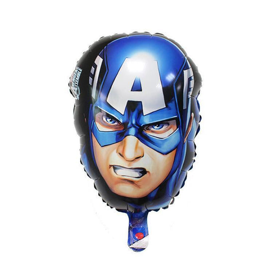 HK balloons  Captain America Face Shape Avenger Theme Foil Balloon 18 Inch