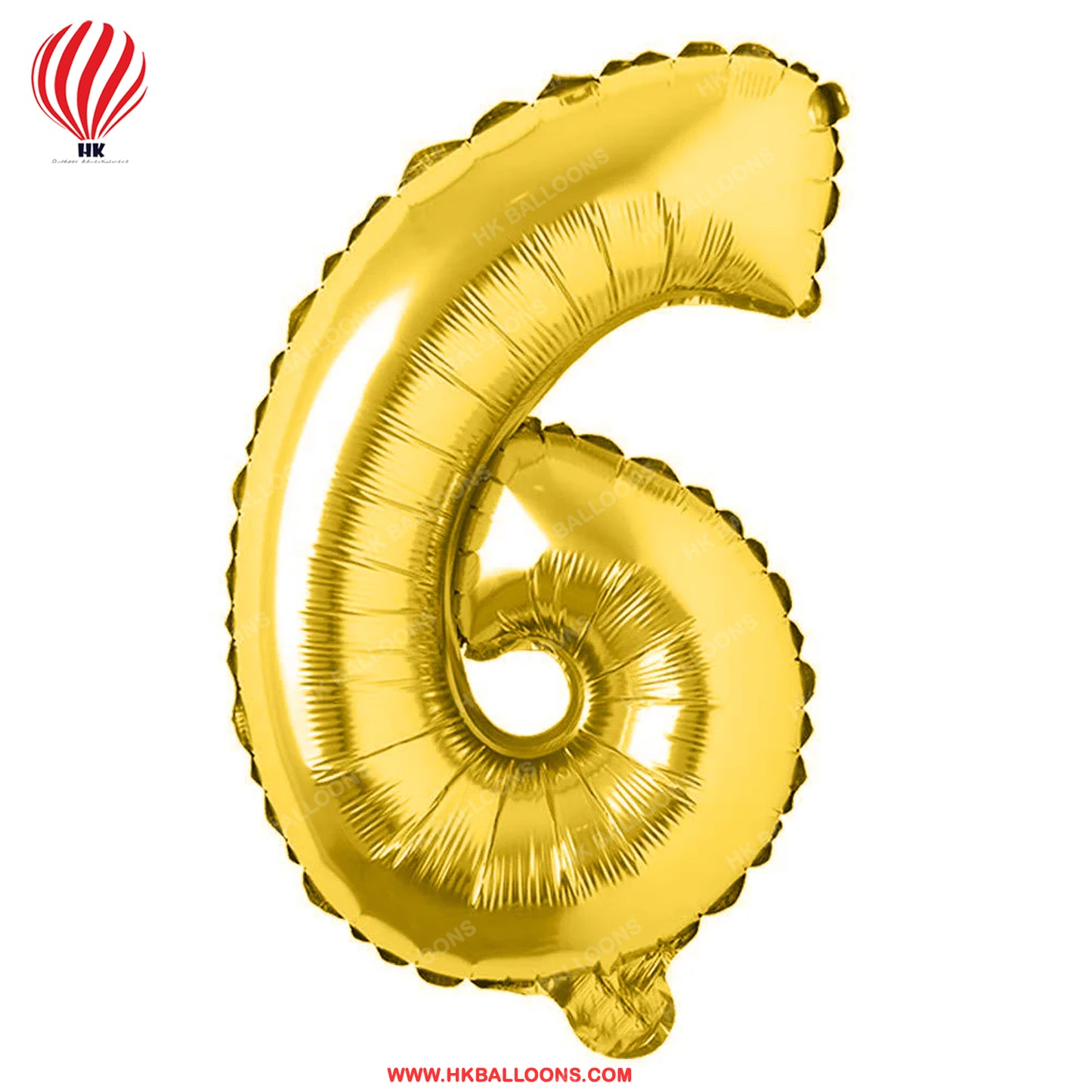 HK balloons   Gold Number 6