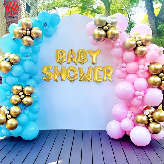 HK balloons Cherished Baby shower Decor kit