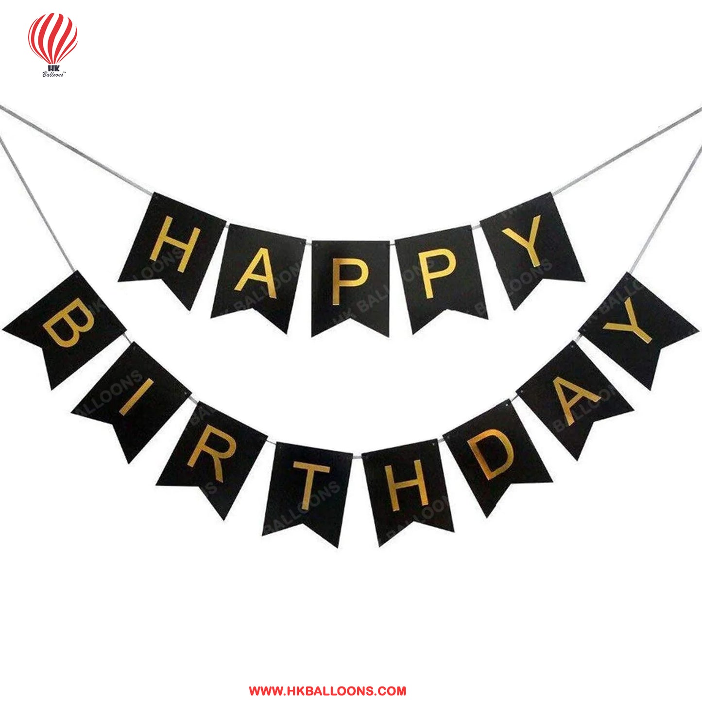 HK-balloons-Happy Birthday Banner Decoration for Boys, Girls