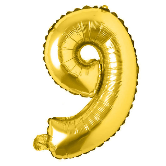 HK balloons   Gold Number 9