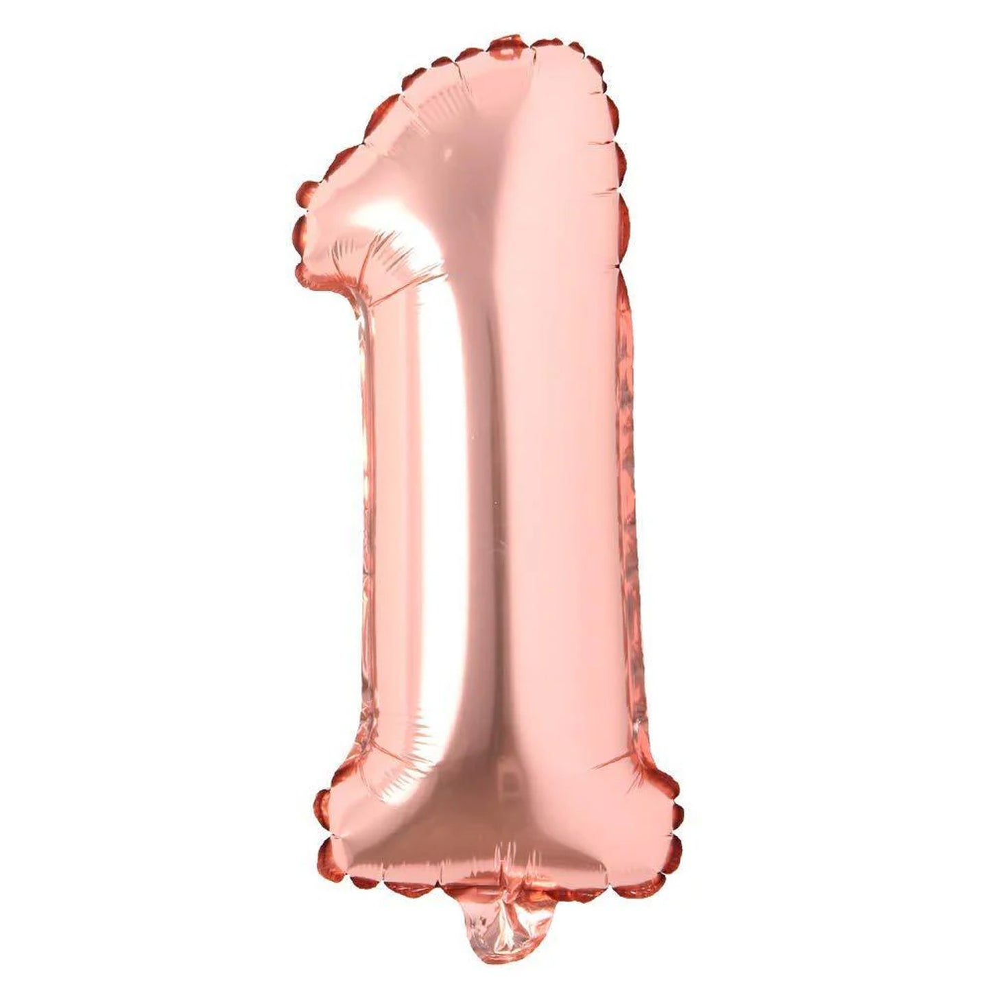 HK balloons 40 inches Number Foil Balloon Rose Gold Number 1