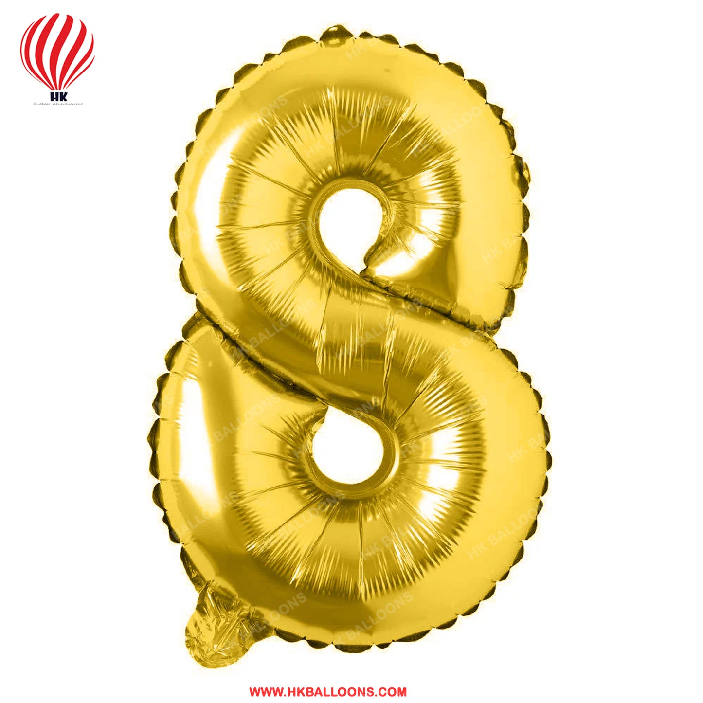 HK balloons   Gold Number 8