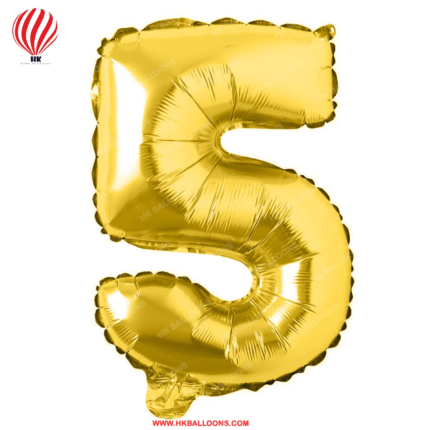 HK balloons  Gold Number 5