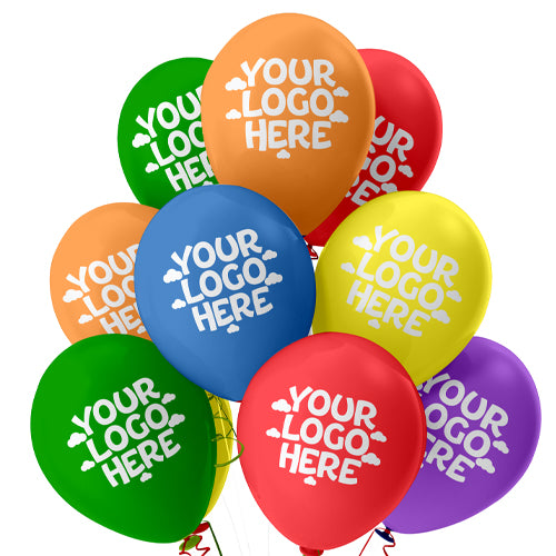 Custom Printed Balloons with Logo & Name Pack