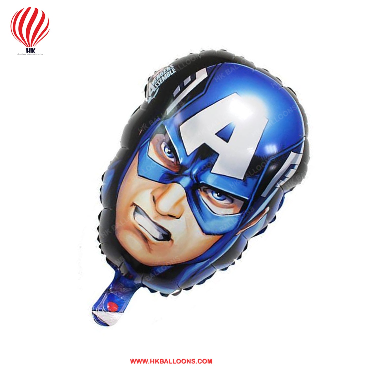 HK balloons  Captain America Face Shape Avenger Theme Foil Balloon 18 Inch