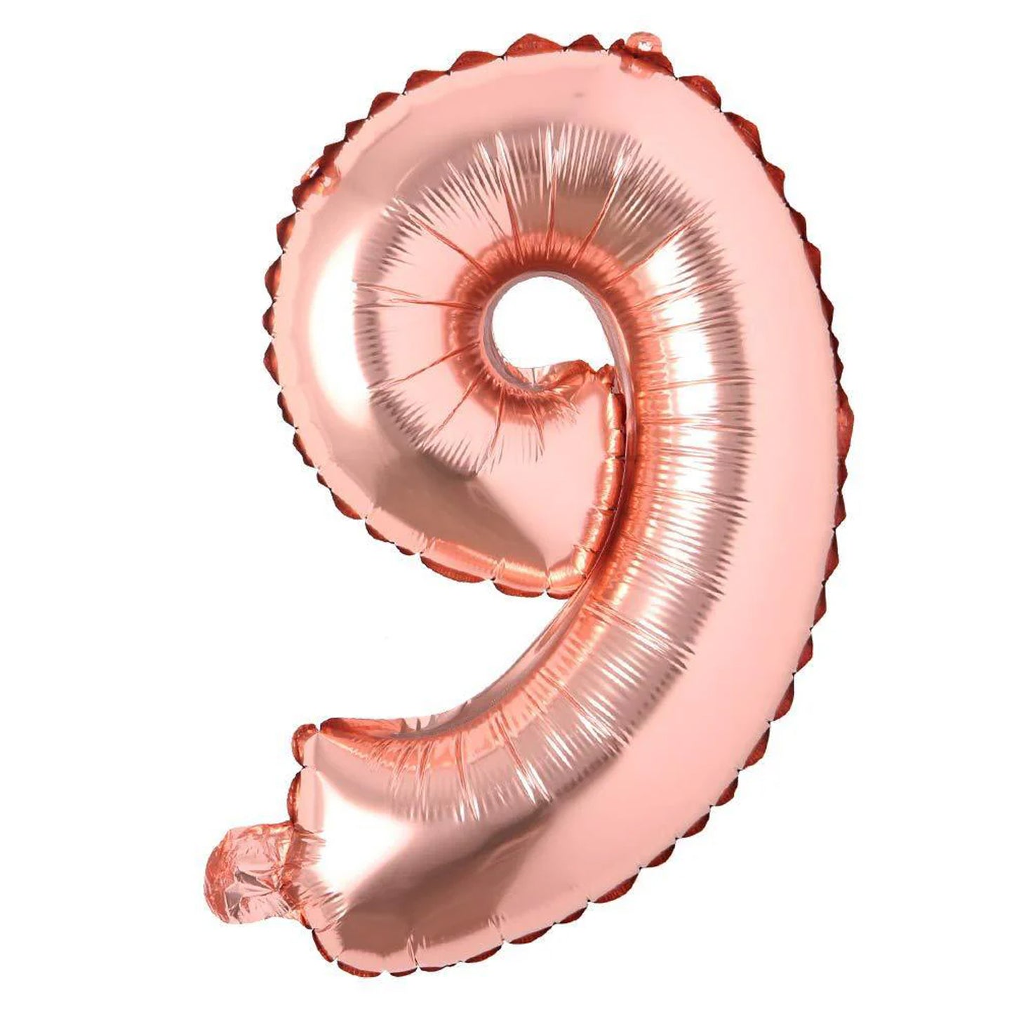 HK balloons 40 inches Number Foil Balloon Rose Gold Number 9