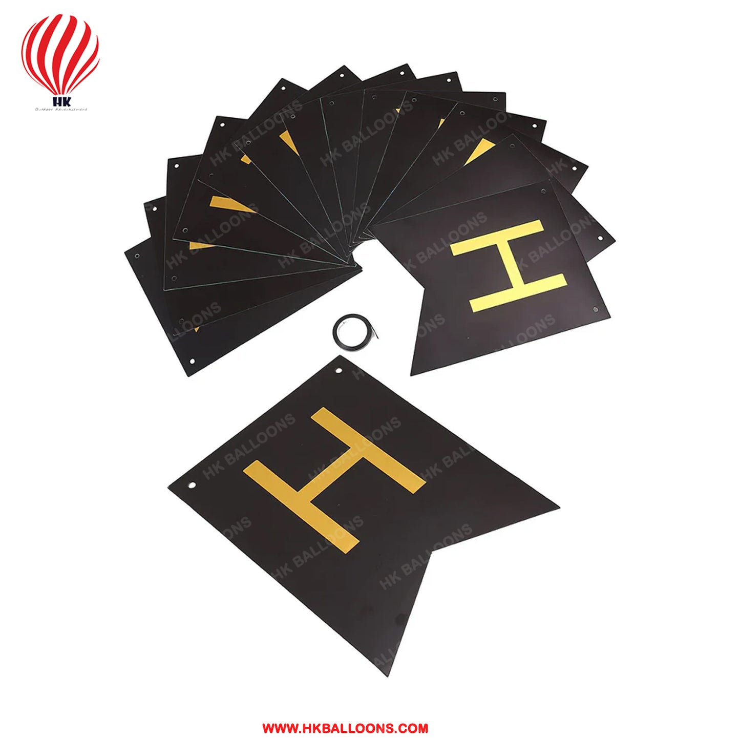 HK balloons The party collective Happy Birthday Letters Cut Out Bunting Banner For Theme Decoration, Birthday Decoration