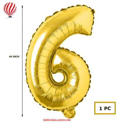 HK balloons   Gold Number 6