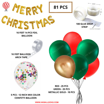 HK-balloons-Merry Christmas Decoration DIY KIT