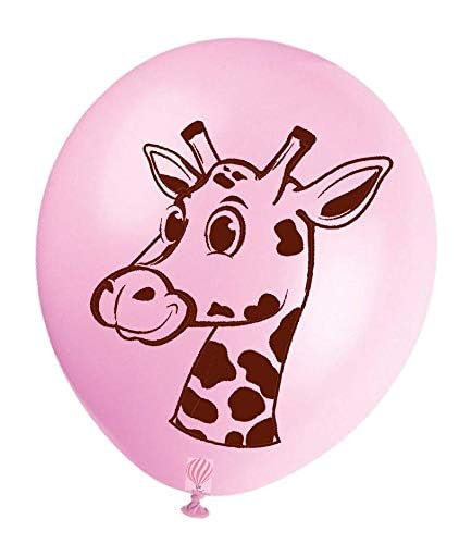 Hk Balloons Foil Jungle Theme Balloons For Animal Theme Birthday Party Supplies - Multicolor, Set Of 30 Pieces