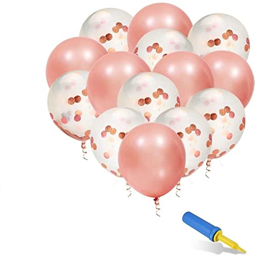 HK Balloons Pack of 66 Rose gold Happy Birthday Decoration Item Letter Foil Balloon Rose Gold Happy Birthday Decoration Kit For Birthday Decoration Boys, Kids, Girl, Husband, Wife, Girl Friend, Adult.