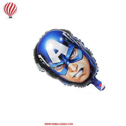 HK balloons  Captain America Face Shape Avenger Theme Foil Balloon 18 Inch