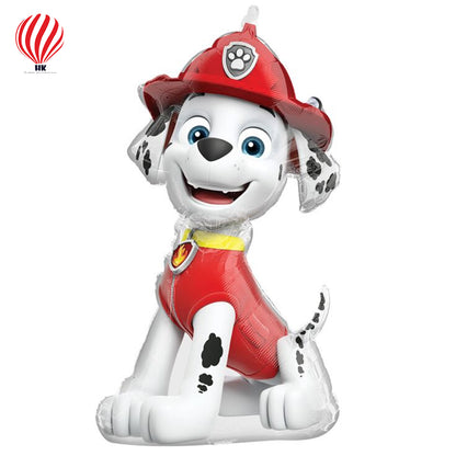 HK Balloons Party24x7 PAW Patrol theme helium supported foil balloons for balloon bouquets girl theme | Birthday party | Theme party | Baby shower for boys and girls birthday decoration (pack of 5)