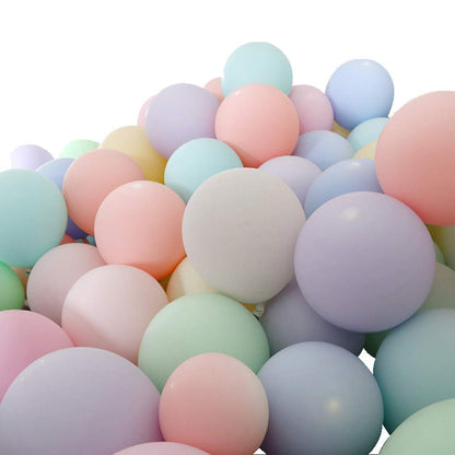 HK balloons Pack of 200 Latex pastel colour balloons Birthday Decoration Balloons For Baby Shower Anniversary wedding Decorations pastel theme decoration multicolor balloon