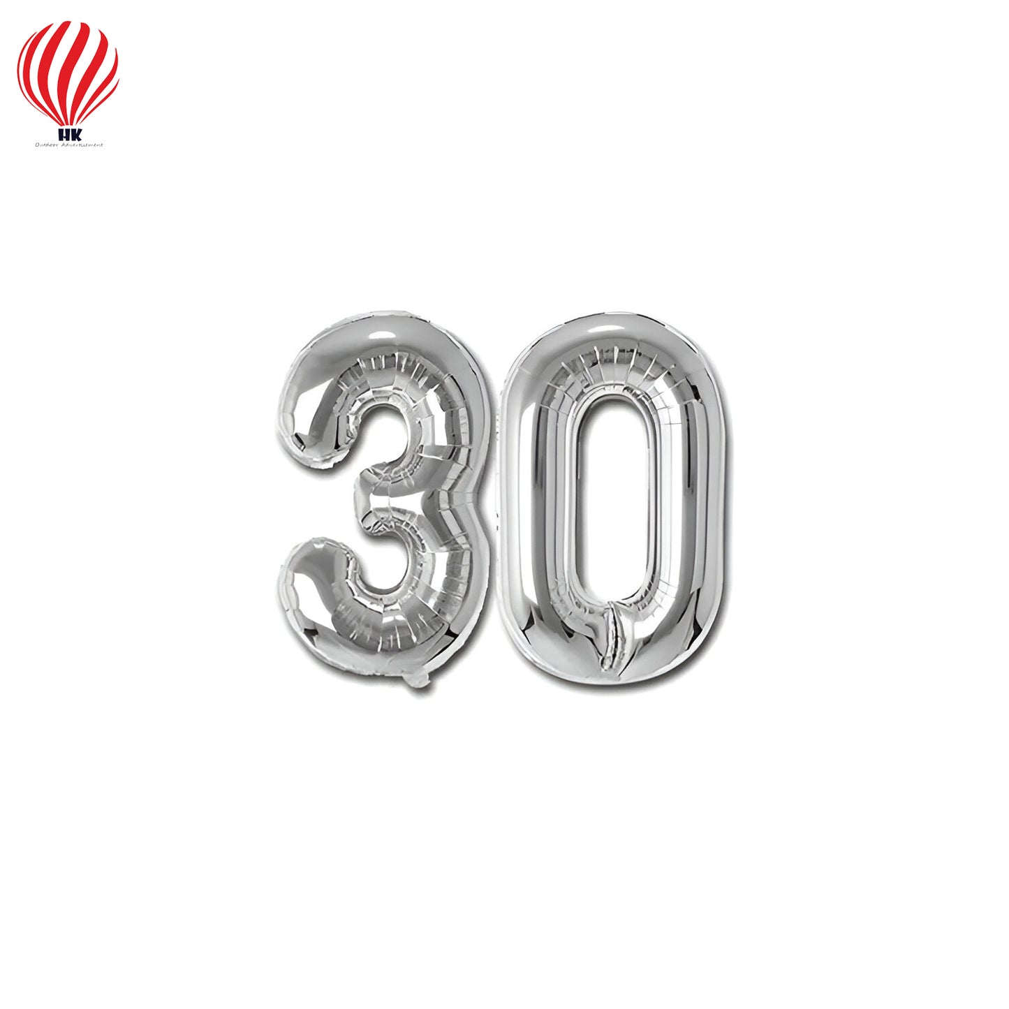 HK balloons Happy 30th birthday decoration for men and women | Foil balloon set