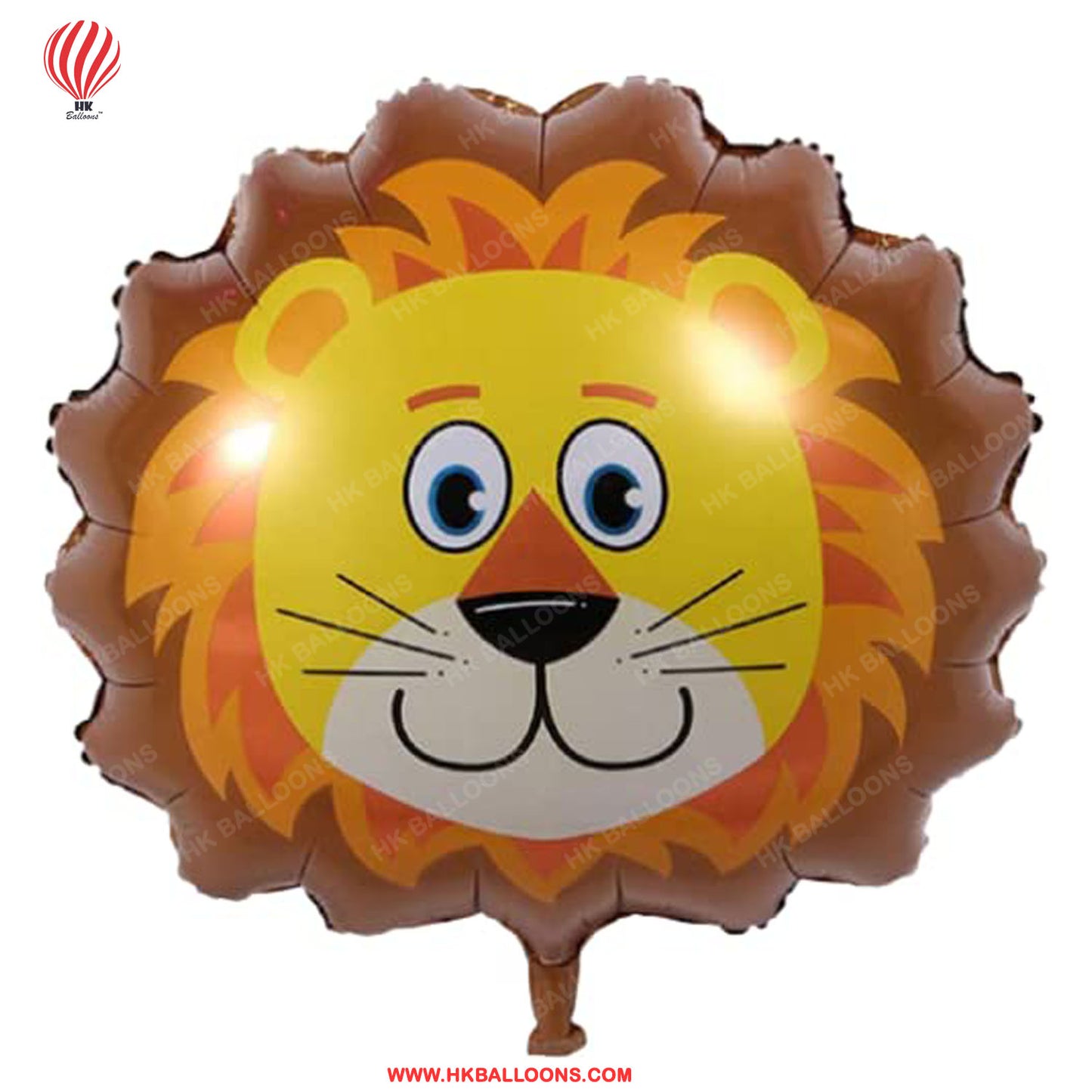 HK Balloons Jungle Animal Forest Theme Birthday Party Decorations Item Kit for boys- 104 Pcs Combo - Animal Face Shape Foil, Chrome Rubber Balloons - Jungle Theme Birthday Decoration Set