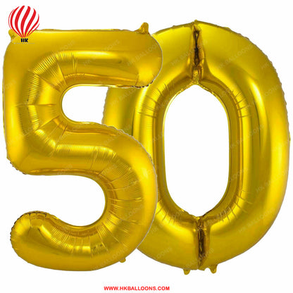 HK-balloons-50th Birthday Party Decorations Black and Gold 50th Birthday Number Balloons 50th birthday gifts for women men