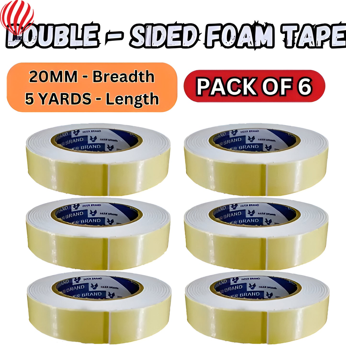 HK balloons Double Side Foam Tape