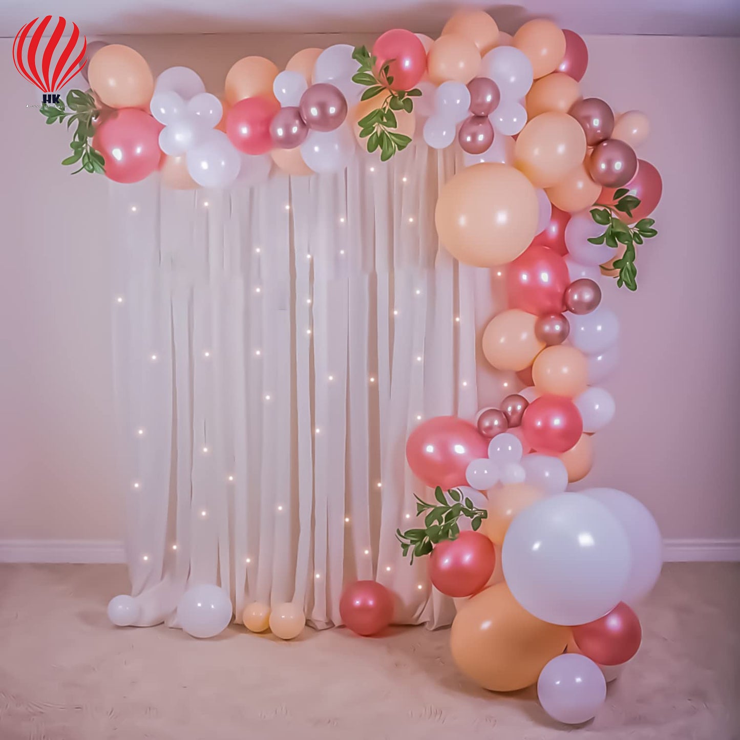 HK balloons Happy Birthday Balloon Decoration Kit for Girls Party Decor