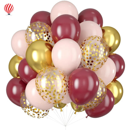 HK balloons Pink and Purple Theme Birthday Decoration with 3D Butterfly