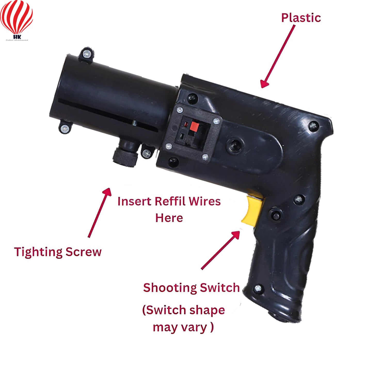 HK balloons Cold fire pyro party gun