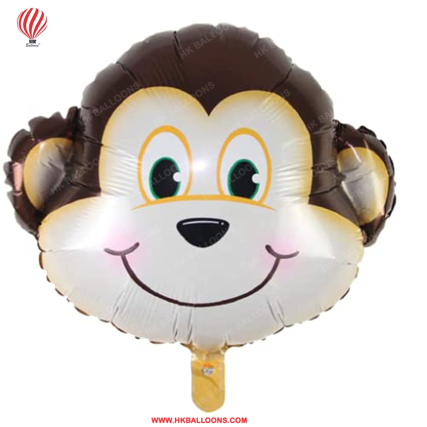 HK Balloons Jungle Animal Forest Theme Birthday Party Decorations Item Kit for boys- 104 Pcs Combo - Animal Face Shape Foil, Chrome Rubber Balloons - Jungle Theme Birthday Decoration Set